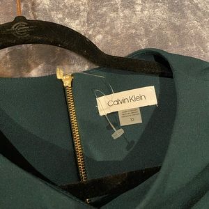 Calvin Klein green dress